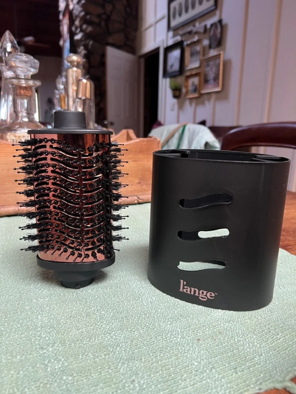 L'ange Volume 75 2-in-1 Brush Dryer Attachment Barrel - Pink and Black